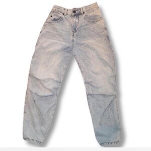 Alexander Wang women’s Denim Jeans in Light Blue and black sold out